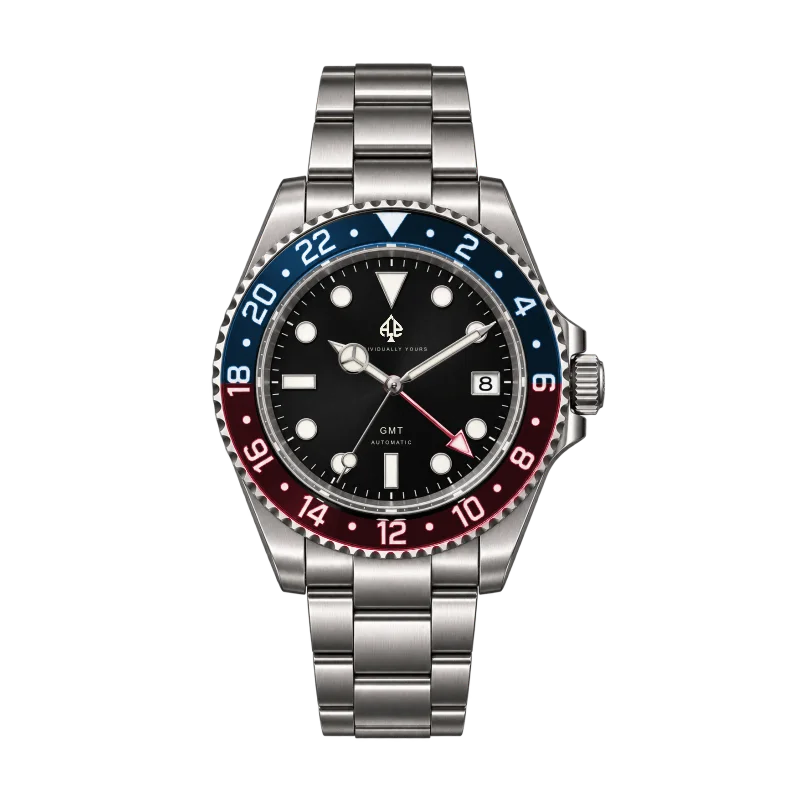 GMT — Silver · Pepsi bezel