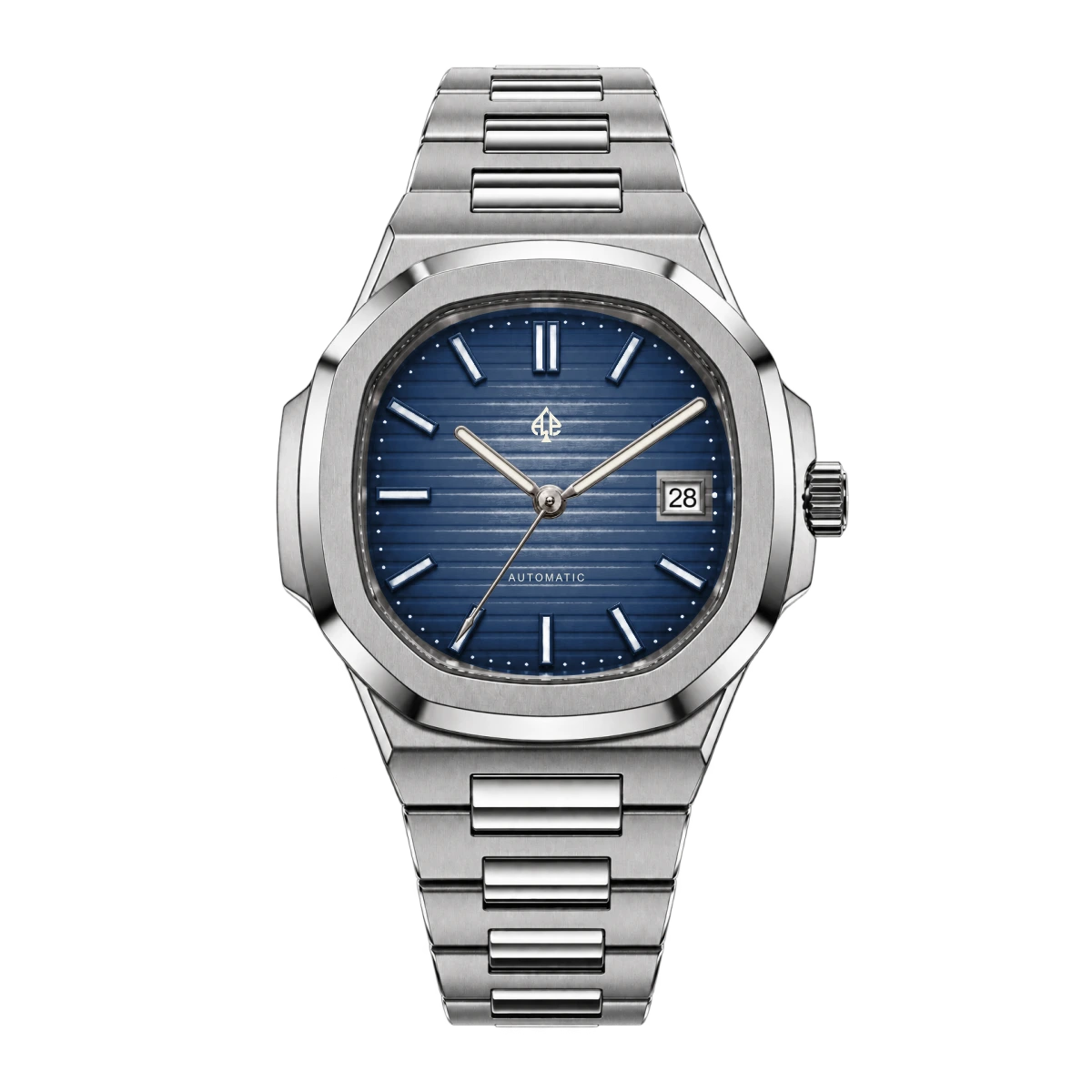 Nautilus style custom watch