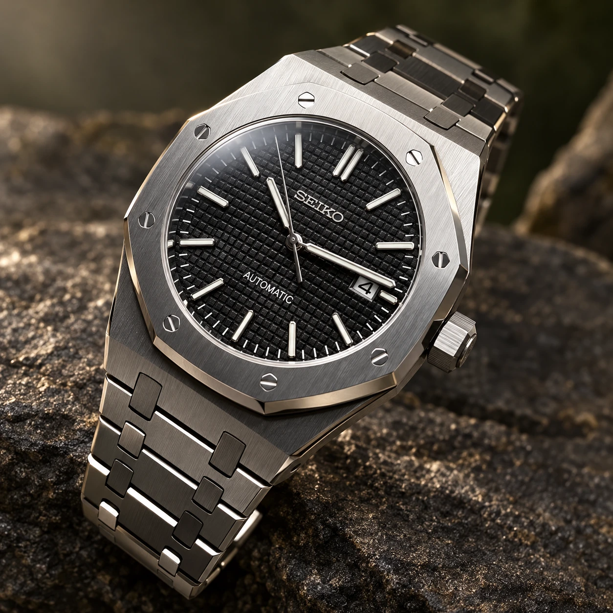 Royal Oak-style studio product visualization