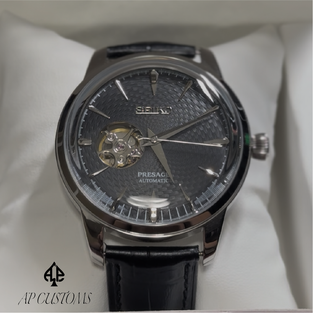 Open Heart Seiko Presage - Black Dial